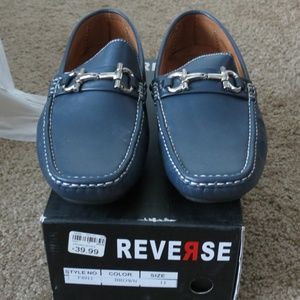 Brand New Size 11 Blue Mens Loafers